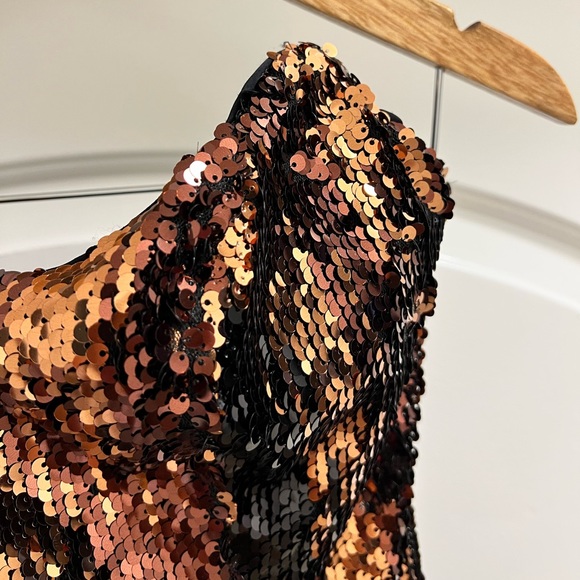 NWT By Anthropologie Sequin Mini Dress - Picture 9 of 14